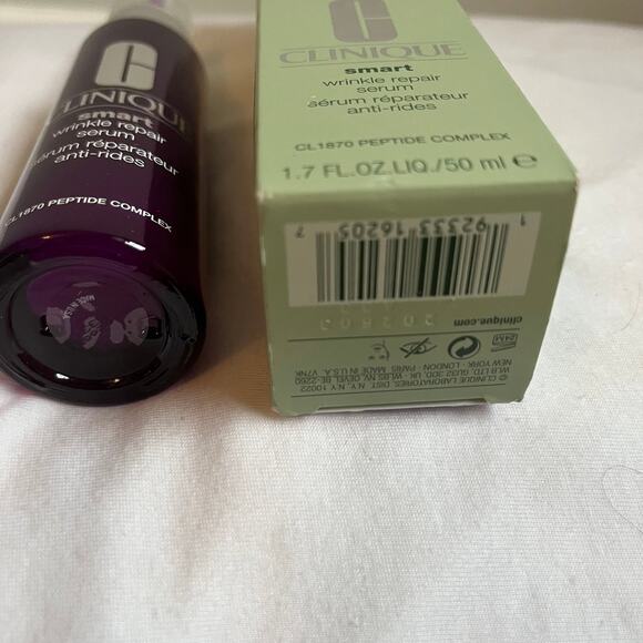 NEW Clinique smart wrinkle antiaging repair serum in box 50 mL - Picture 3 of 3